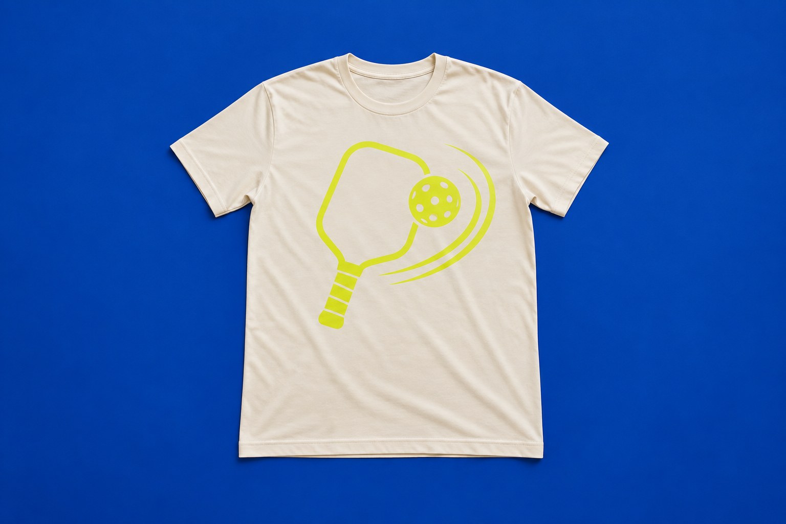 Folded pickleball performance shirt
